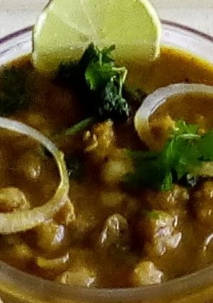 A picture of Chole/ Chenna masala.