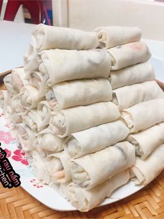 Hình của món Chả giò rau nấm.