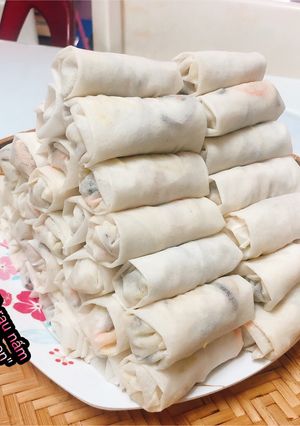 Hình của món Chả giò rau nấm.