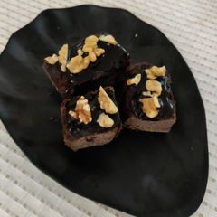 Walnut Brownie fudge A picture of Walnut Brownie fudge.