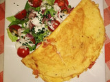 Omelette Caprese c/ensalada