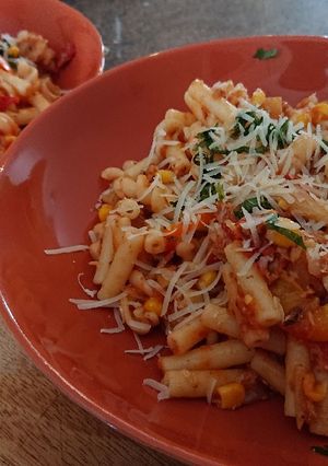 A picture of Tuna And Sweetcorn Pasta.