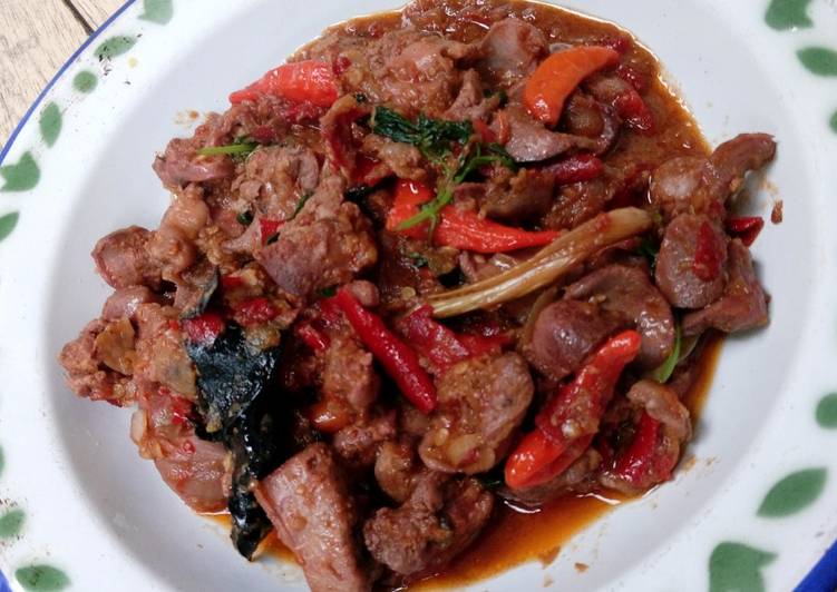 Rica-rica hati ampela ayam