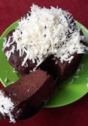 Foto resep Bolu Kukus Nutrijell Coklat Flourless