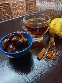 عکسی از دستور دمنوش به و دارچین