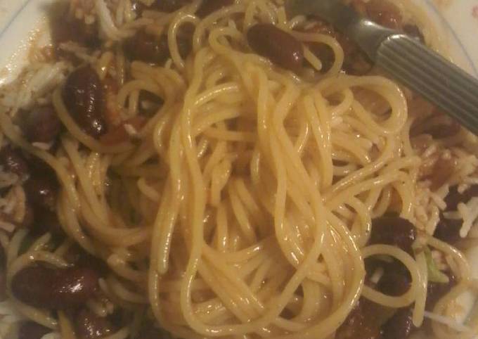 Kidney bean marinara sauce W/ Pasta