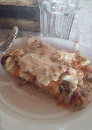 Una foto de Canelones de carne