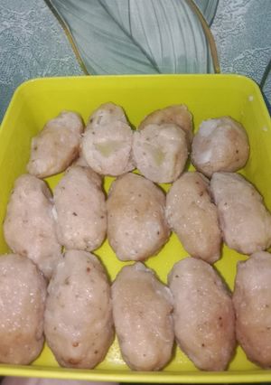 Foto resep Bola-bola ayam isi Labu Siam