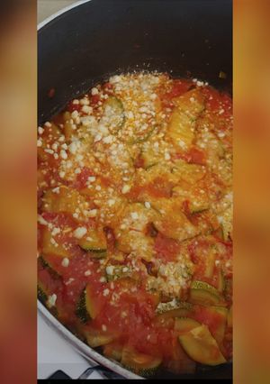 Una foto de Calabacitas gratinadas
