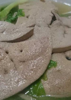 菠菜豬肝湯 的食譜成品照片