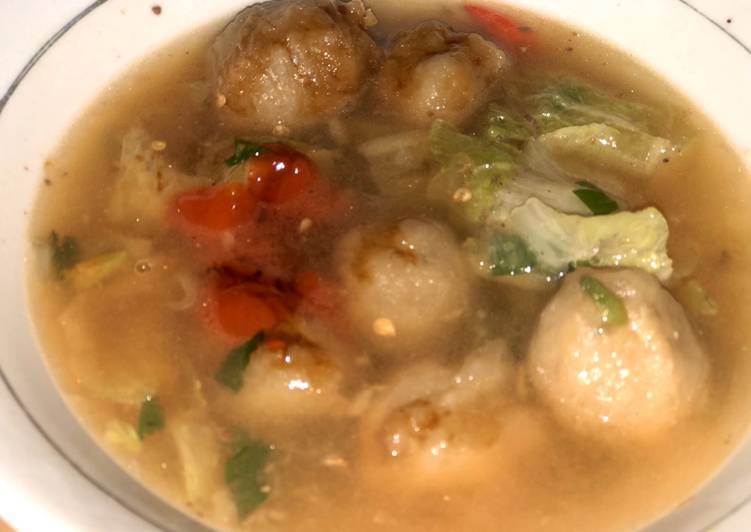 Bahan Bakso Simpel (kuah sawi putih) | Resep Membuat Bakso Simpel (kuah sawi putih) Yang Enak Dan Lezat