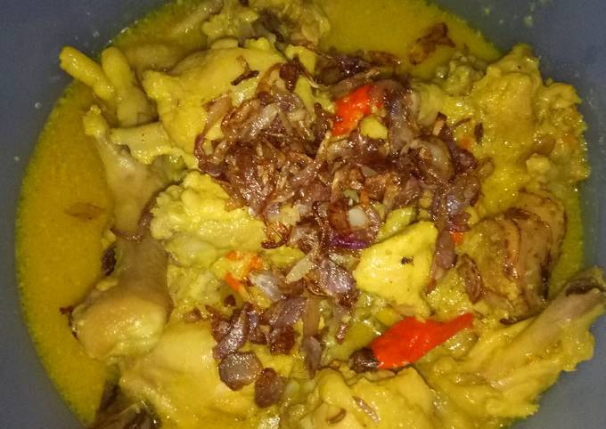 Opor Ayam sederhana