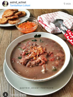 Foto resep Sup Kacang merah (Brenebone)