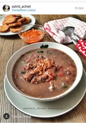 Foto resep Sup Kacang merah (Brenebone)