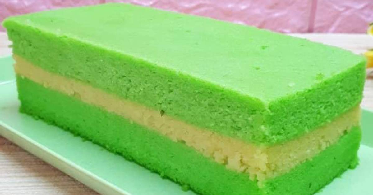 Resep Brownies Kukus Pandan Lapis Keju oleh Dapur Ajiib Samarinda Cookpad