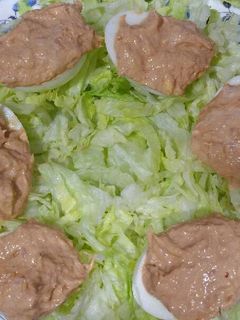 Una foto de Huevos rellenos