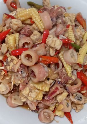 Foto resep Tumis Cumi Asin