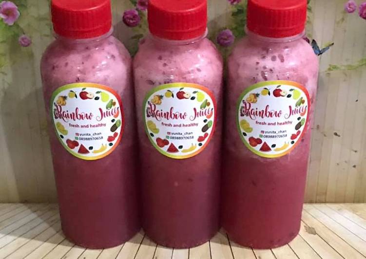 Bagaimana Menyiapkan Diet Juice Soursop Tomato Pear Blackcurrant Raspberry, Bisa Manjain Lidah