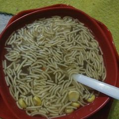 A picture of Hot and sour soup.