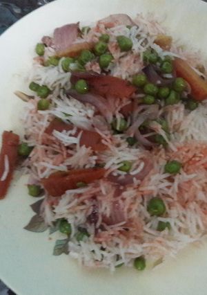 A picture of Vegetable Mix Pulao.