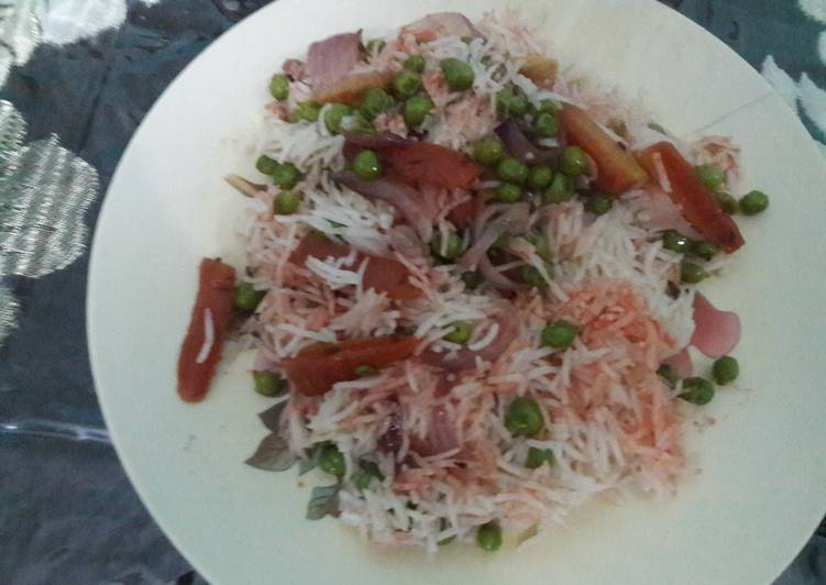 Simple Way to Prepare Homemade Vegetable Mix Pulao