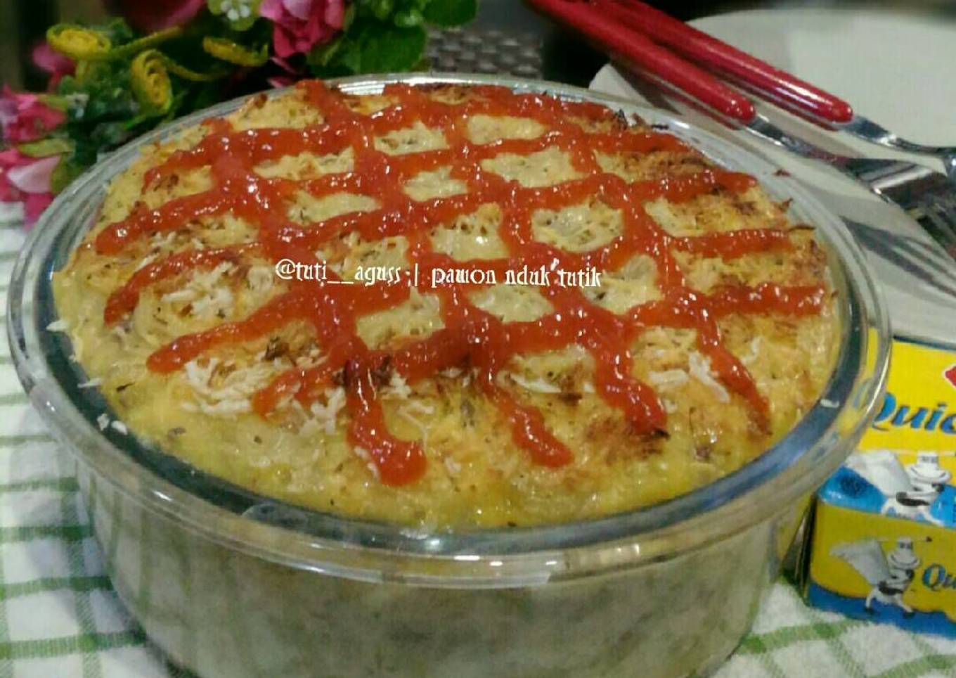 Schotel macaroni panggang