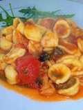 Orecchiette with Fresh Cherry Tomatoes and Taggiasca Olives