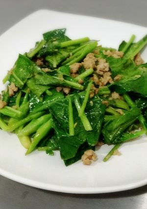 รูปของ ผัดคะน้าหมูสับ #อาหารไทยง่ายๆ