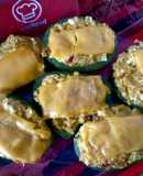 Zapallitos rellenos con sus semillas y boniato
