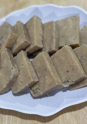 Foto resep Kue/bolu pisang kukus no mixer no soda kue (nugget)