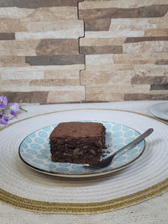 Una foto de Torta de banana y chocolate
