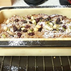 A picture of My pineapple & Peach Dump Cake 😀.