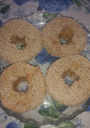 Szezámmag bundás alma recept fotója