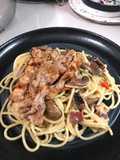 Aglio e Olio with Beef Bacon