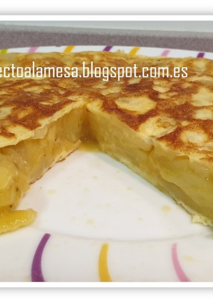 Una foto de Tortilla de patata al microondas