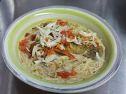 Una foto de arroz con corvina