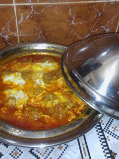 صورة لوصفة طاجين الكفتة (اللحم المفروم)