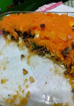 Una foto de Pastel de zapallo