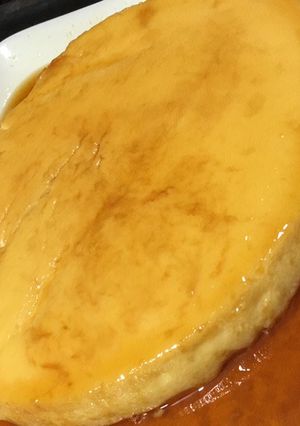 Una foto de Flan casero