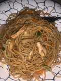 Local spaghetti chow mein
