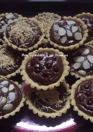 Foto resep Pie brownies shiny and crust