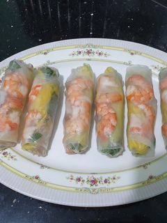 Hình của món SP.0479 - Xoài Cuốn Tôm Thịt.