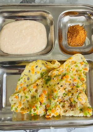 A picture of Rice Neer Dosa🌺🌺.