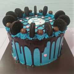 รูปของ Base cake ultah brownies amanda kw