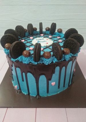 Foto resep Base cake ultah brownies amanda kw