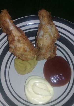Una foto de Alitas de pollo rebozadas