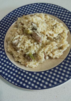 Foto principal de Risotto de setas y espárragos verdes (Olla Gm G)