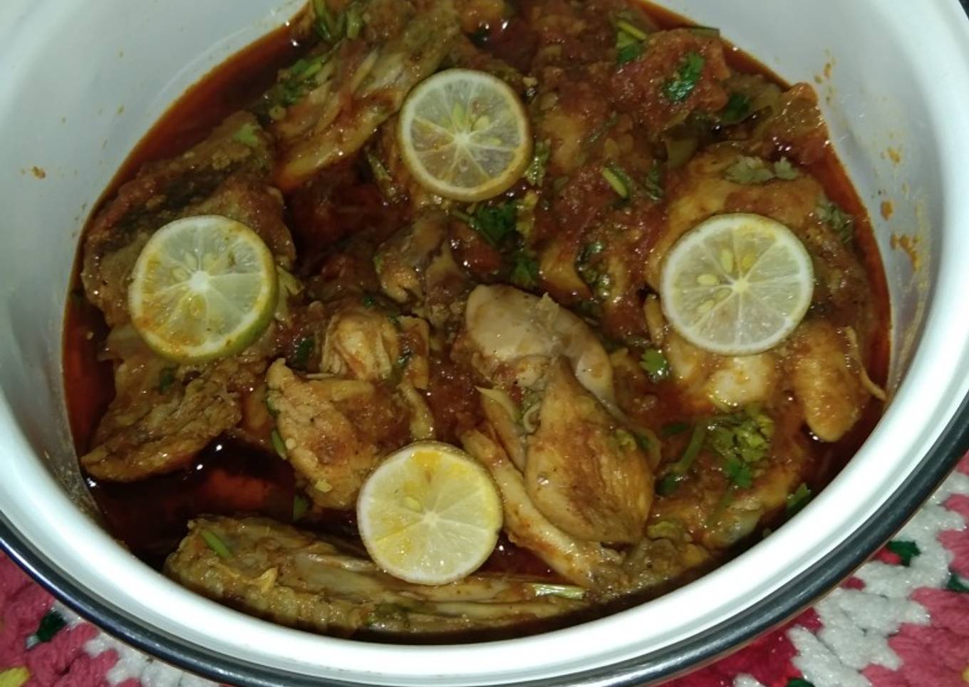 Black pepper chicken curry