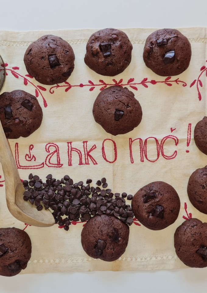 Una foto de Cookies de chocolate 🍪 🍫