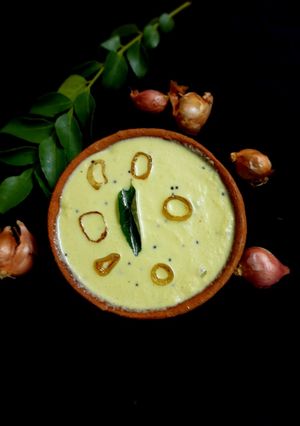 A picture of Roasted gram coconut chutney.